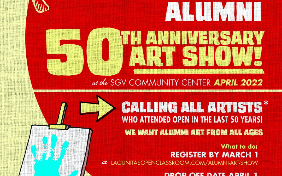 The Alumni Art Show is coming up!